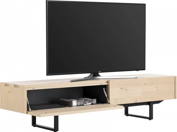 Xooon Modali tv dressoir 190 cm - 1-lade + 1-klep Naturel Tv-dressoir