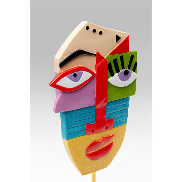 Beeld Abstract Face Multicolour 52cm Kare Design Beeld 53554