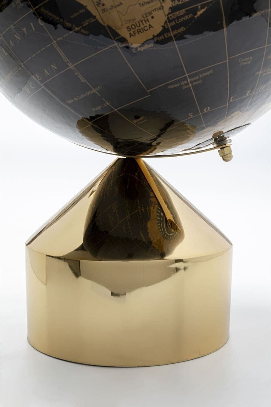 Beeld Globe Top Gold 47cm Kare Design Beeld 53926