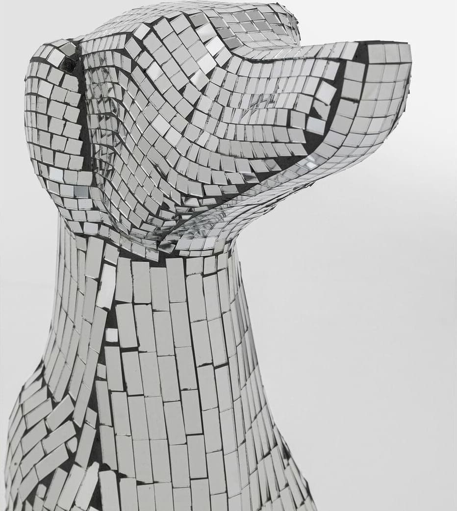 Beeld Mosaic Welcome Panther Right XL 150c Kare Design Beeld 39253