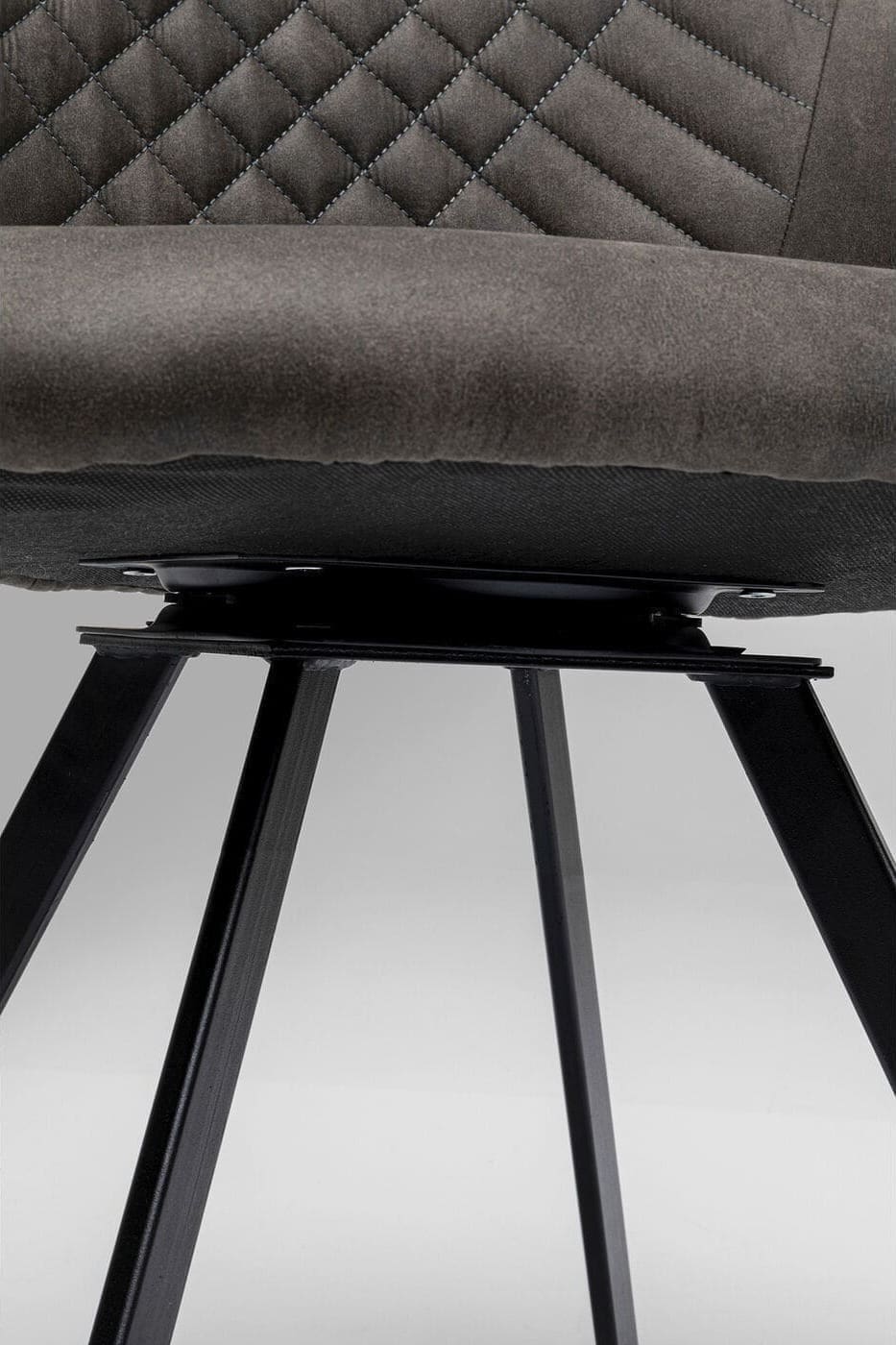 Draaistoel Coco Anthracite Kare Design Eetkamerstoel 86234