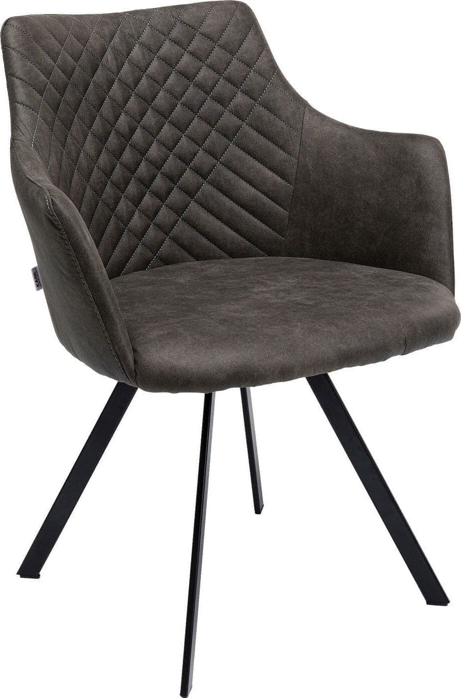 Draaistoel Coco Anthracite Kare Design Eetkamerstoel 86234