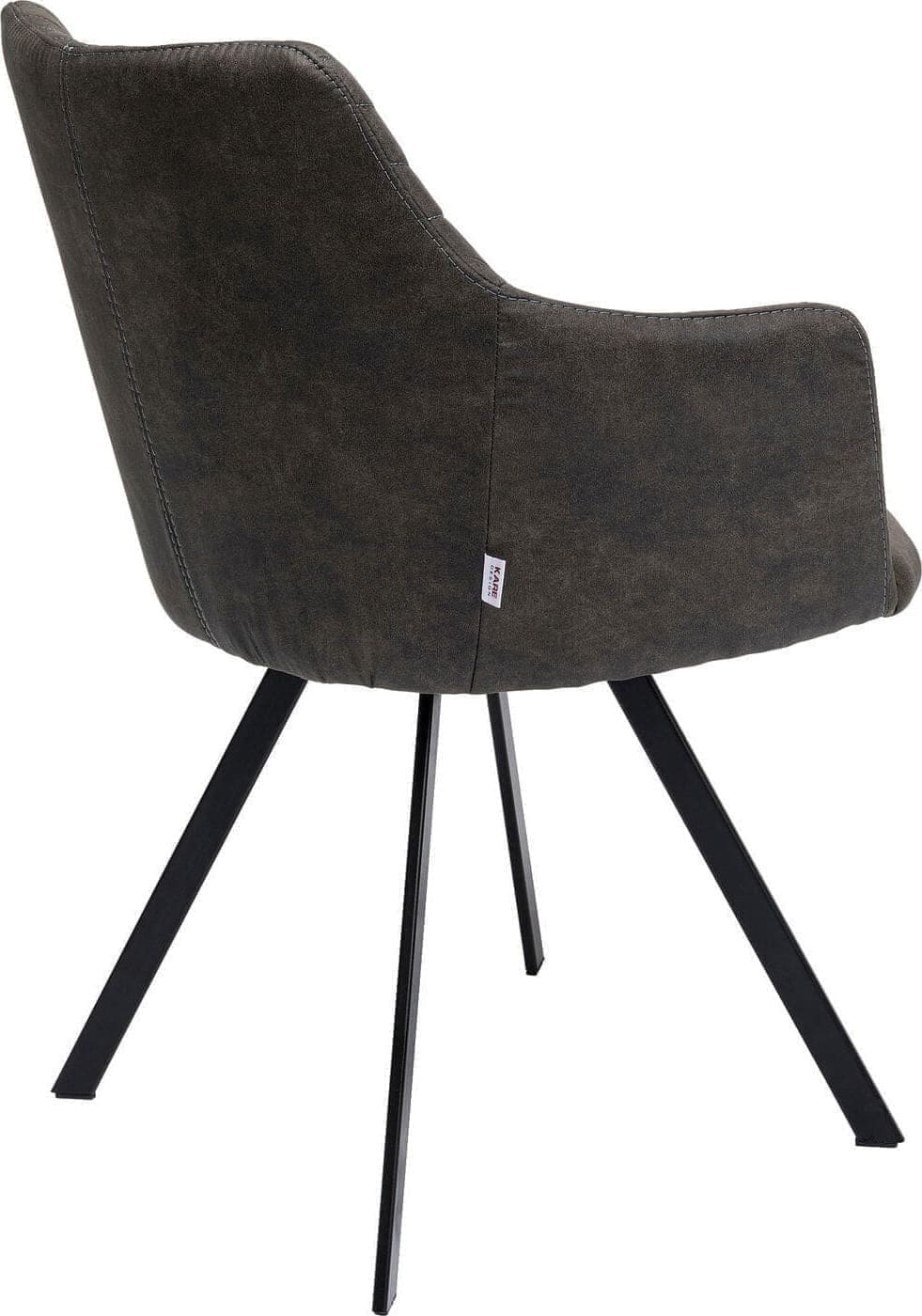 Draaistoel Coco Anthracite Kare Design Eetkamerstoel 86234