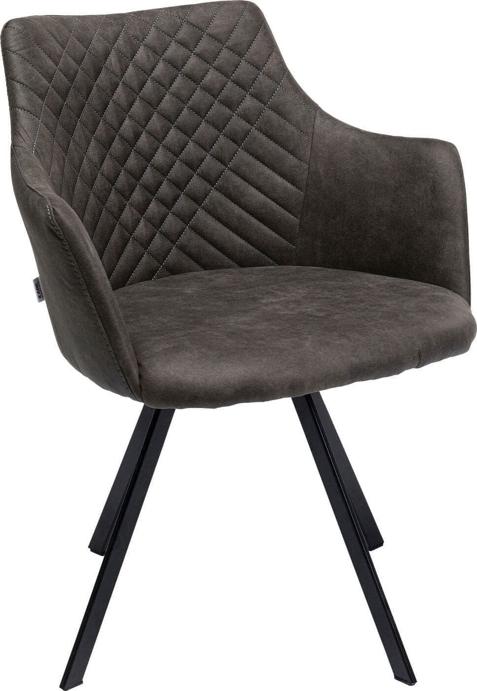 Draaistoel Coco Anthracite Kare Design Eetkamerstoel 86234