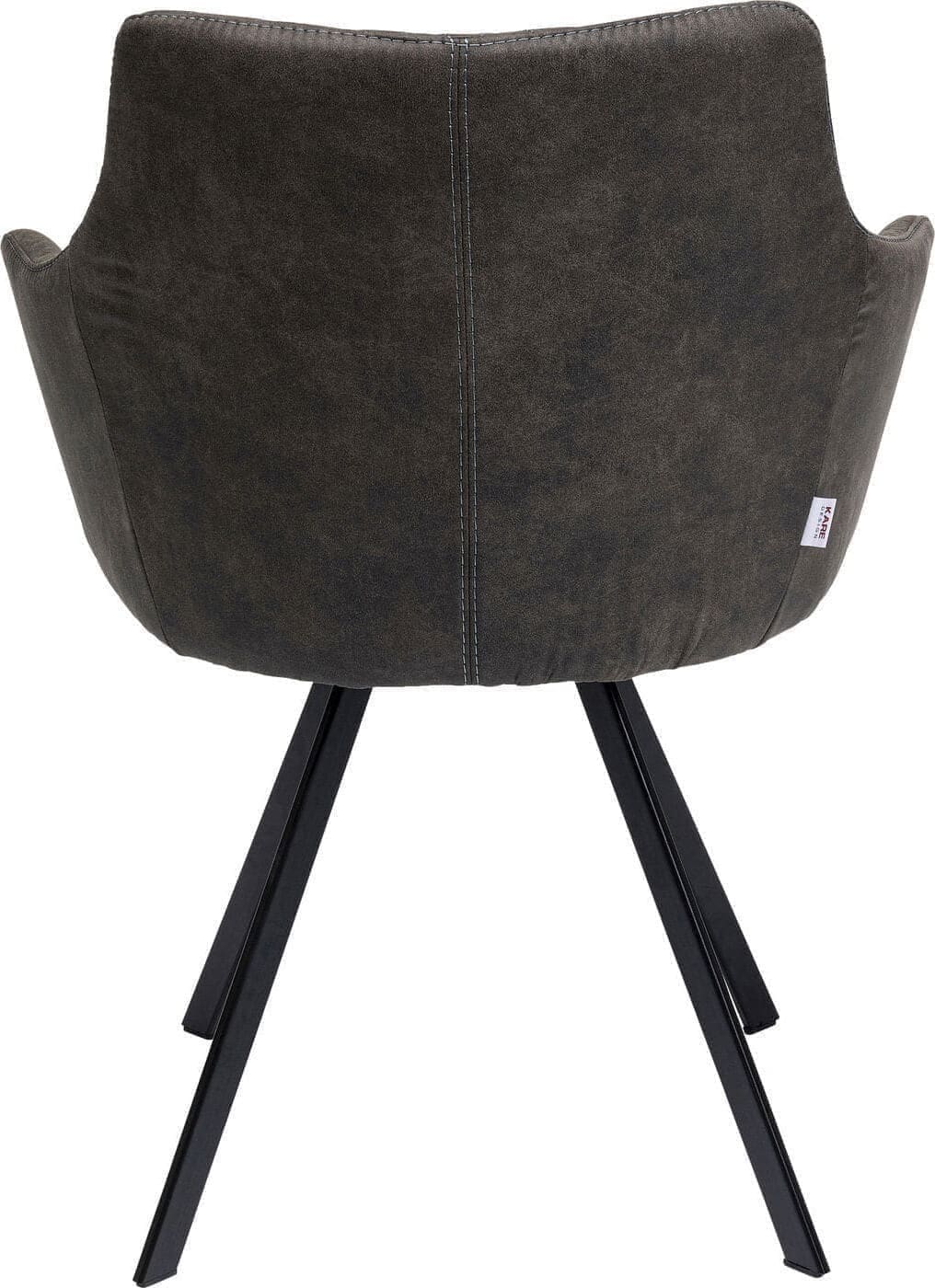 Draaistoel Coco Anthracite Kare Design Eetkamerstoel 86234