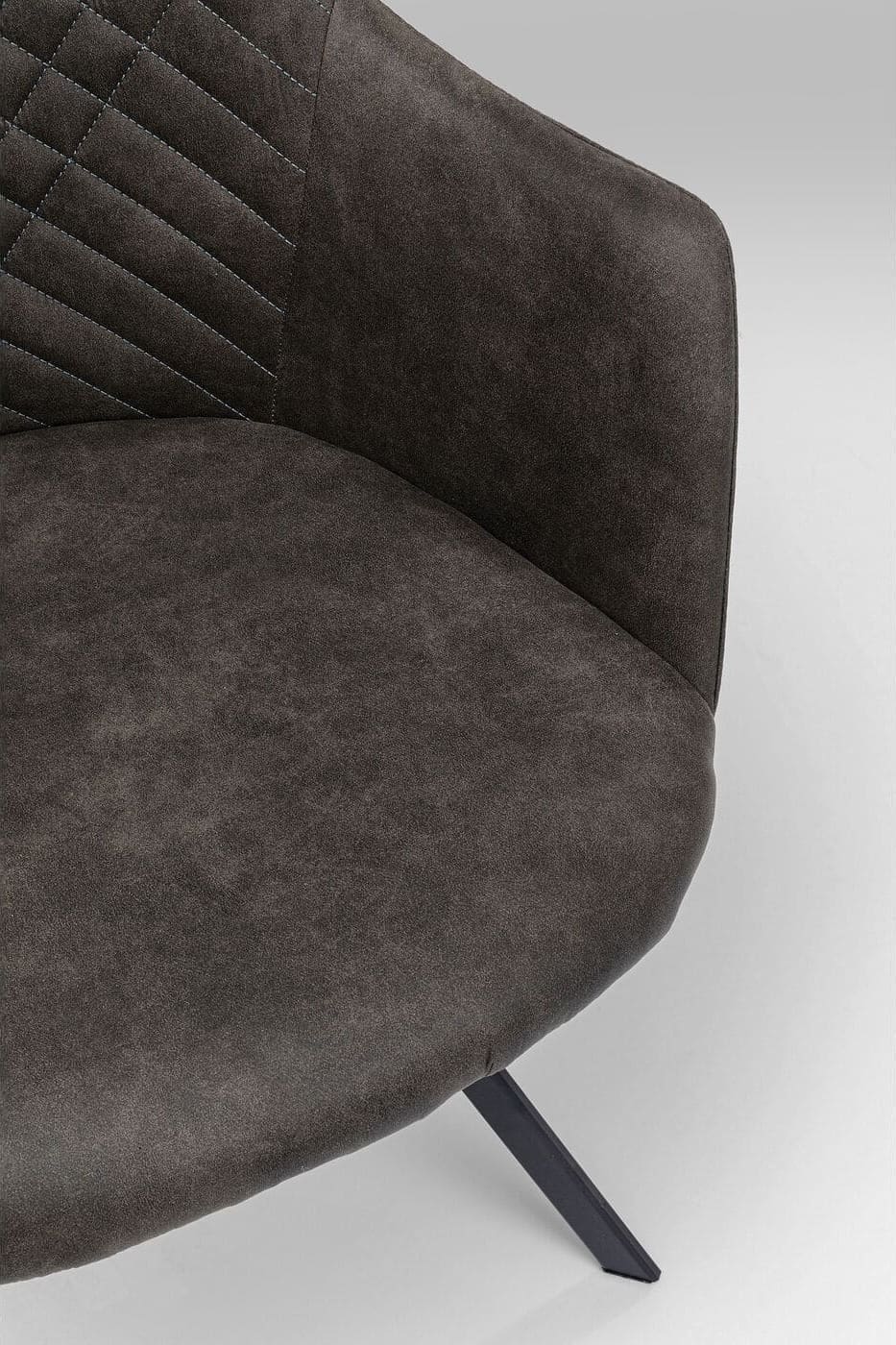 Draaistoel Coco Anthracite Kare Design Eetkamerstoel 86234