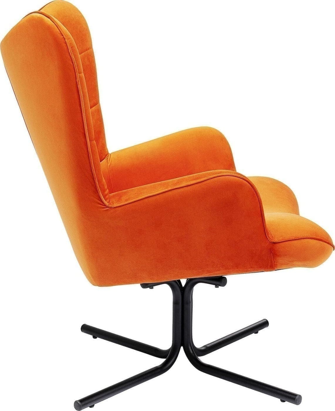 Draaistoel Met Arm Oscar Velvet Orange Kare Design Armstoel 86362