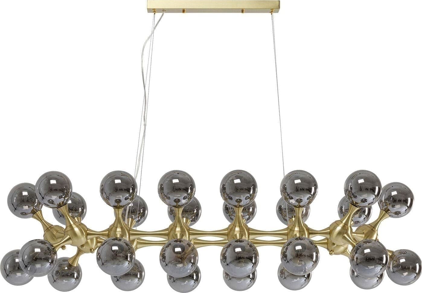 Hanglamp Atomic Bals Brass 140cm Kare Design Hanglamp 53731