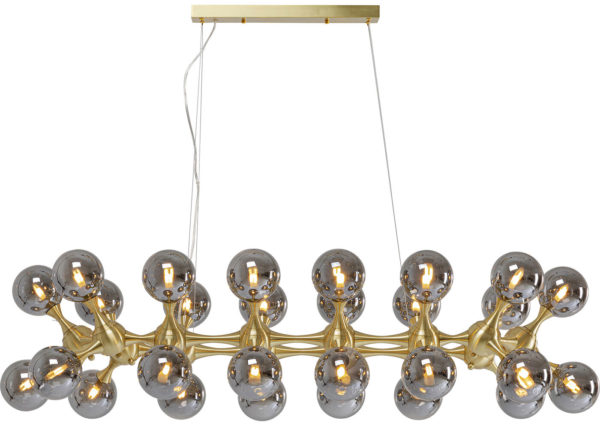 Hanglamp Atomic Bals Brass 140cm Kare Design Hanglamp 53731