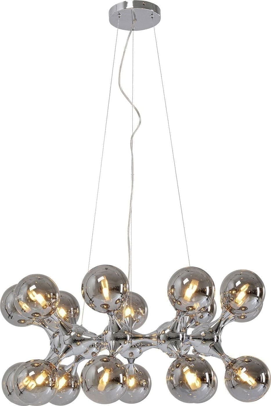 Hanglamp Atomic Bals Silver Ø74cm Kare Design Hanglamp 53732