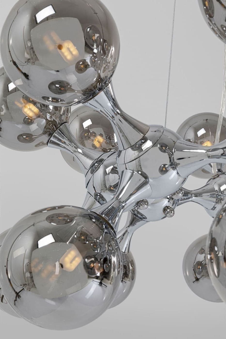 Hanglamp Atomic Bals Silver Ø74cm Kare Design Hanglamp 53732