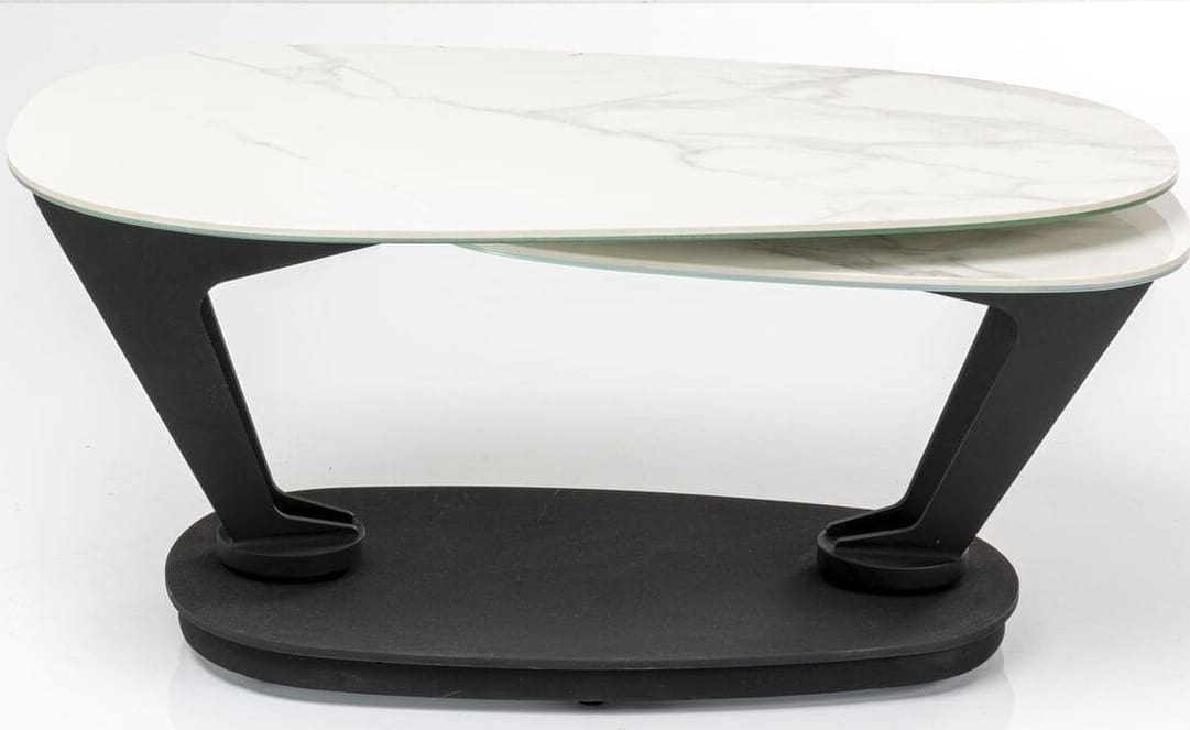 Salontafel Franklin White 150x58cm Kare Design Salontafel 86326