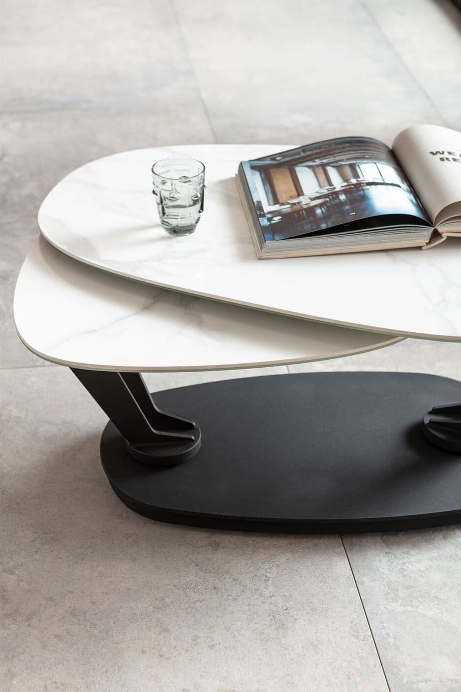 Salontafel Franklin White 150x58cm Kare Design Salontafel 86326