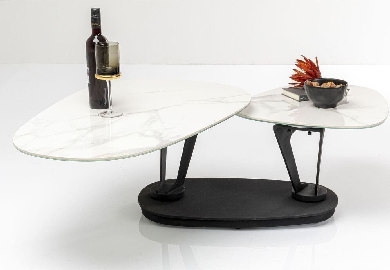 Salontafel Franklin White 150x58cm Kare Design Salontafel 86326