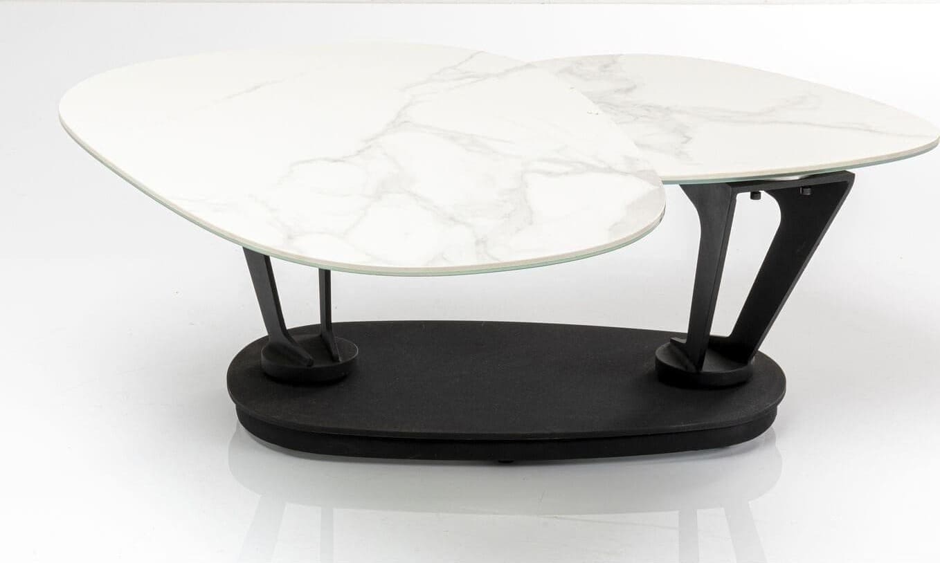 Salontafel Franklin White 150x58cm Kare Design Salontafel 86326