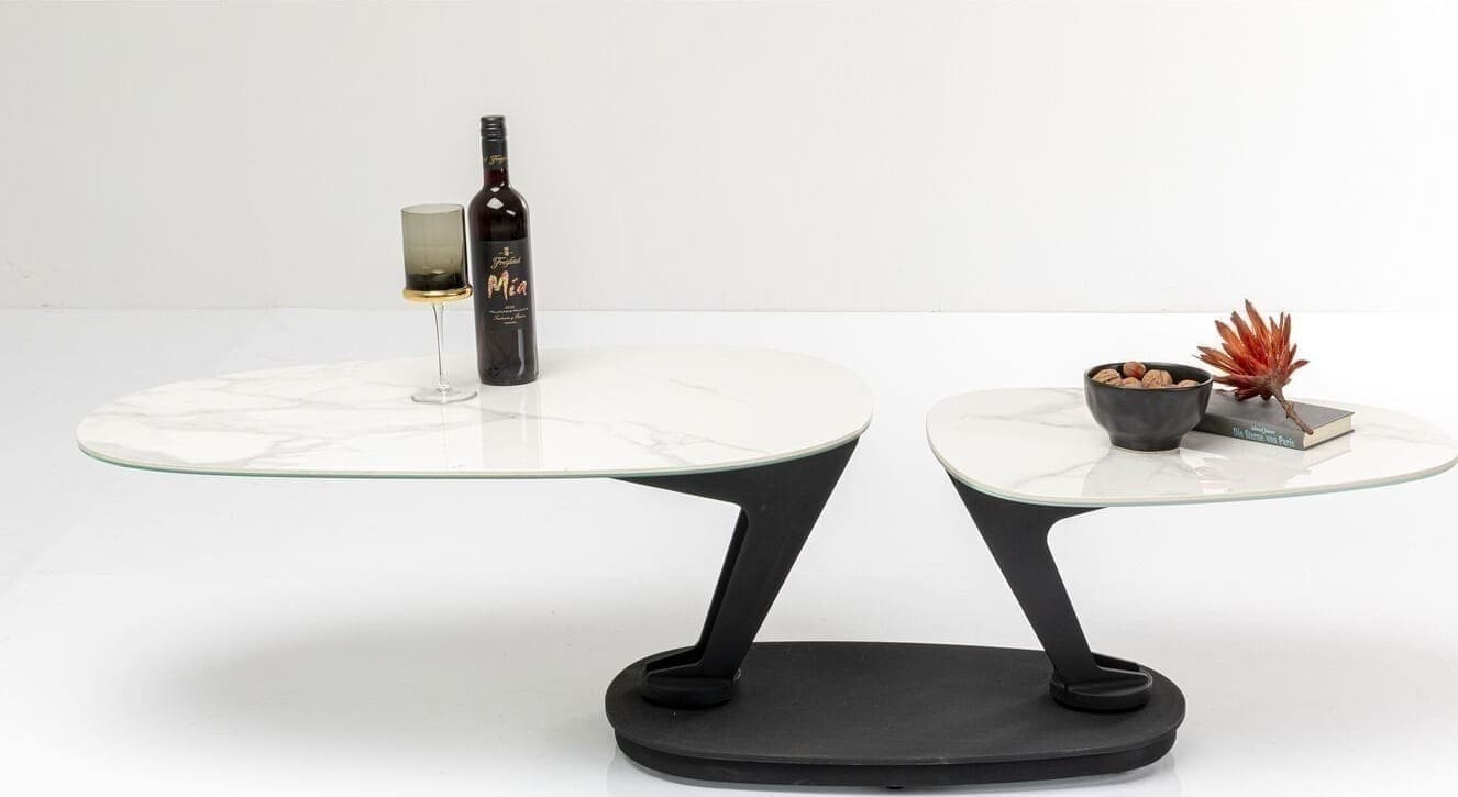 Salontafel Franklin White 150x58cm Kare Design Salontafel 86326