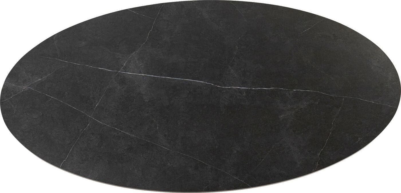 Tafel Grande Possibilita Black 220x120cm Kare Design Eettafel 86383