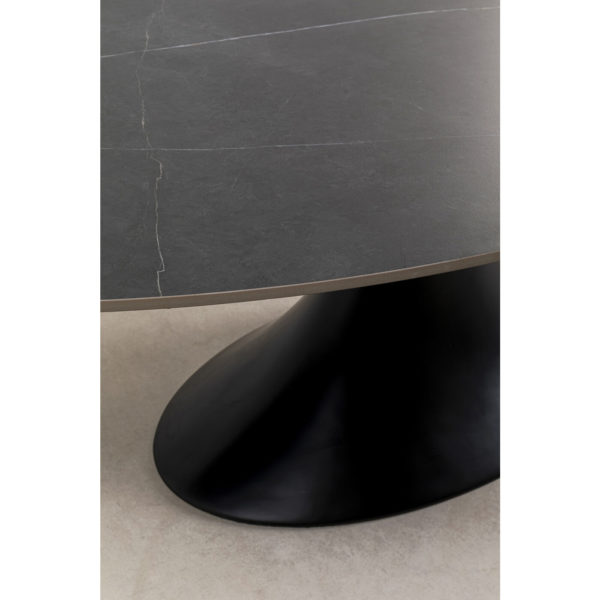 Tafel Grande Possibilita Black 220x120cm Kare Design Eetkamertafel 86383