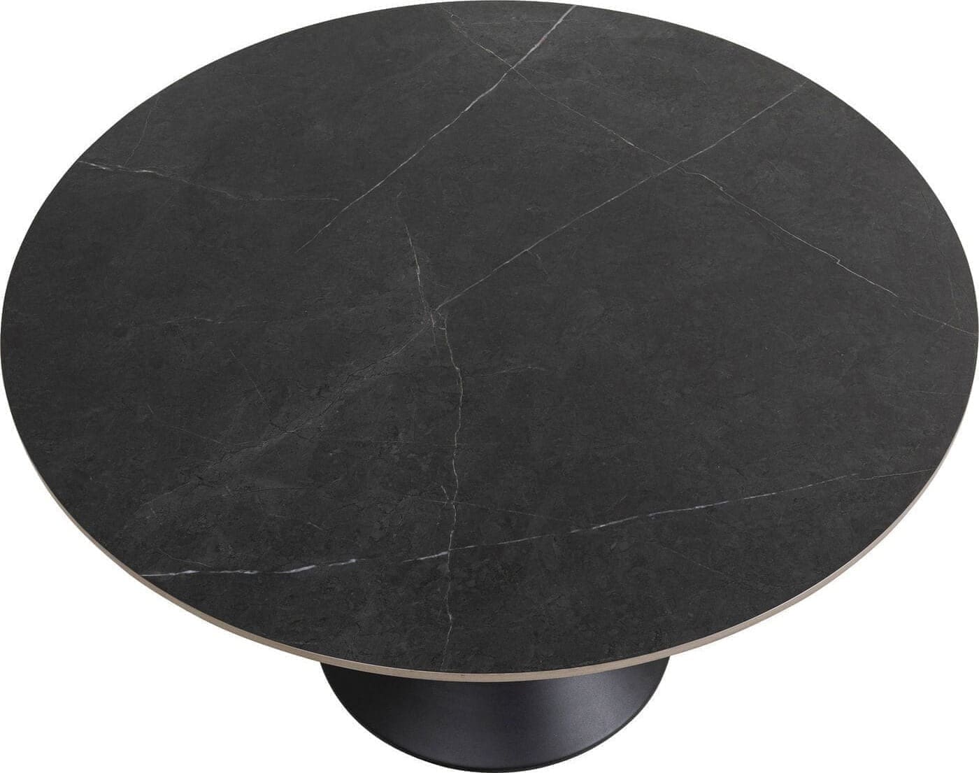 Tafel Grande Possibilita Black Ø120cm Kare Design Eettafel 86382