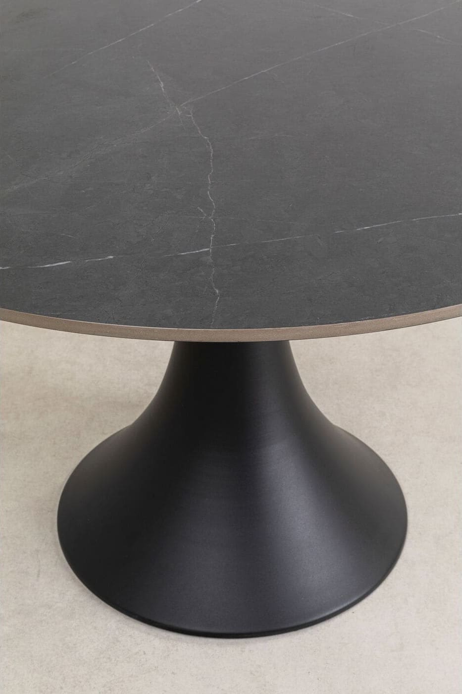Tafel Grande Possibilita Black Ø120cm Kare Design Eettafel 86382