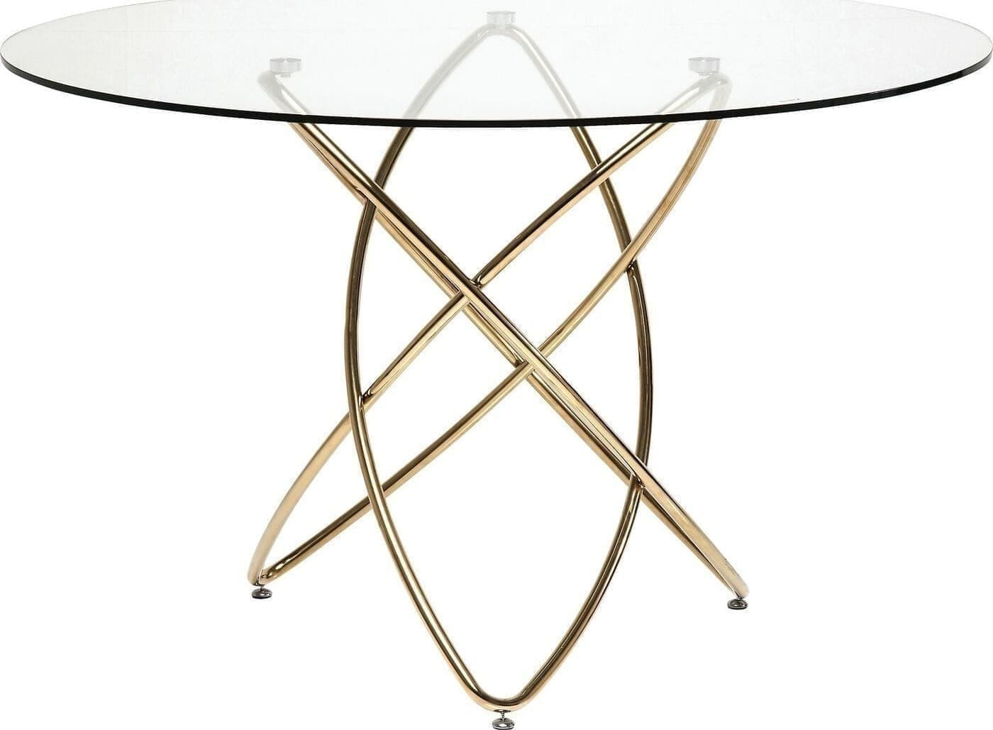 Tafel Molekular Gold Ø120cm Kare Design Eettafel 79621