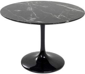 Tafel Solo Marble Black Ø110 Kare Design Eetkamertafel 85002