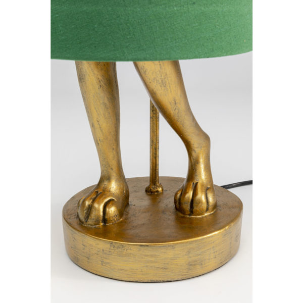 Tafellamp Animal Rabbit Gold/Green 68cm Kare Design Tafellamp 53471
