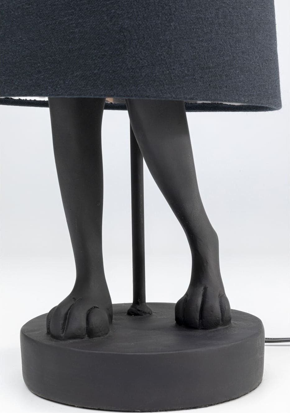 Tafellamp Animal Rabbit Matt Black 68cm Kare Design Tafellamp 53473