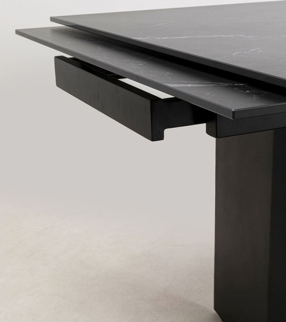 Uitschuiftafel Novel 180(40+40)x90cm Kare Design Uitschuiftafel 86542