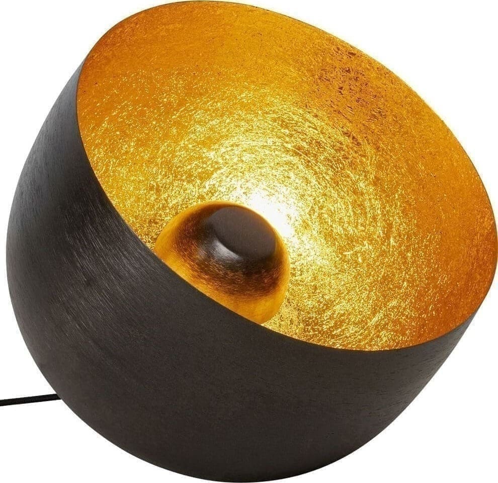 Vloerlamp Apollon Smooth Black Ø35cm Kare Design Vloerlamp 54282