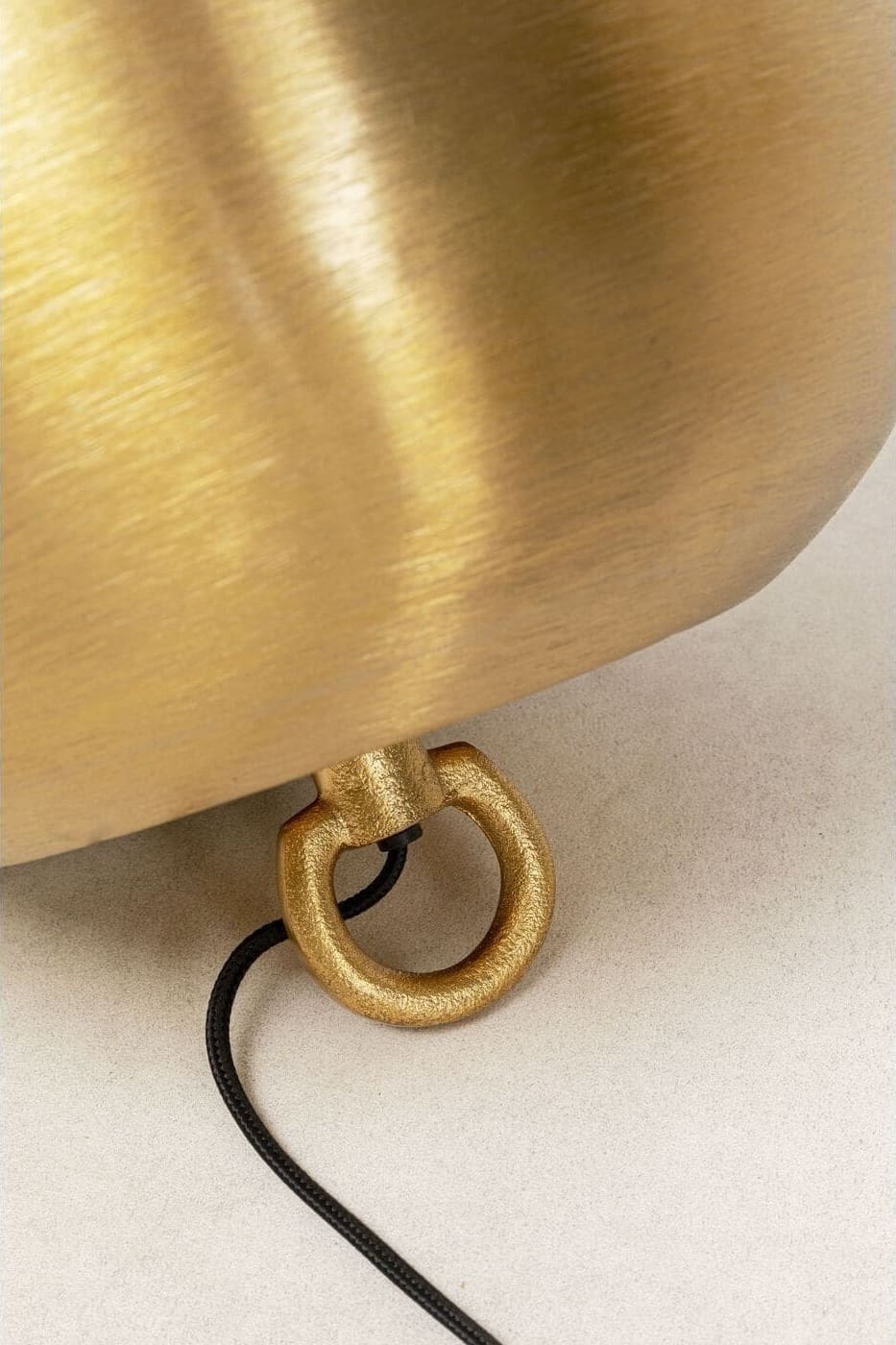 Vloerlamp Apollon Smooth Gold Ø35cm Kare Design Vloerlamp 54324