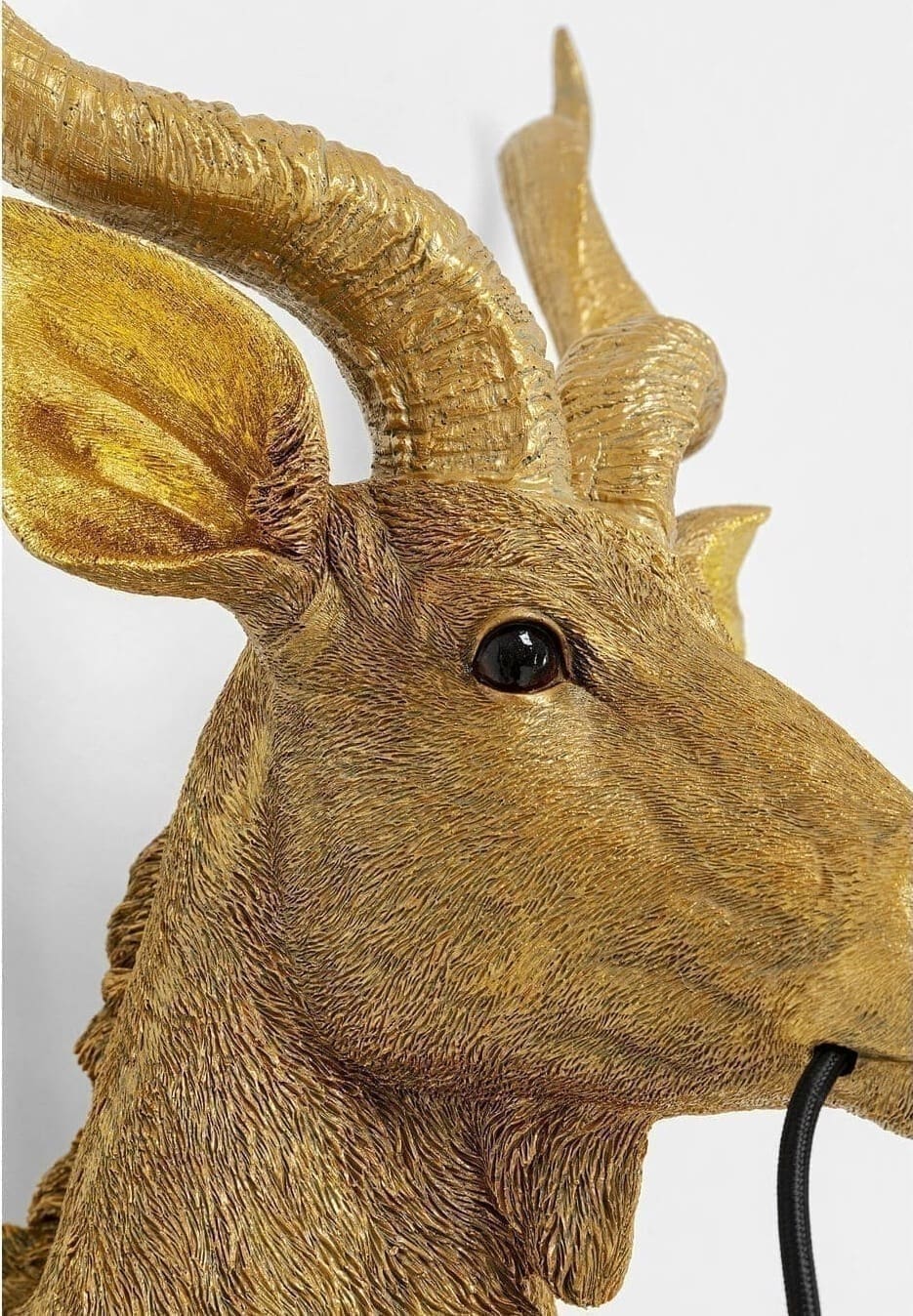 Wandlamp Animal Goat Gold 45x74cm Kare Design Wandlamp 53713