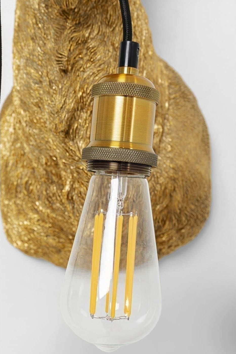 Wandlamp Animal Goat Gold 45x74cm Kare Design Wandlamp 53713