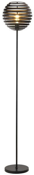 Pronto Wonen Vloerlamp Fiorenza Ø 40 cm zwart staal Zwart Lamp