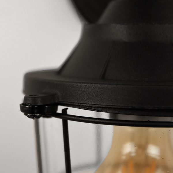 LABEL51 Wandlamp Seal - Zwart - Metaal Zwart Wandlamp