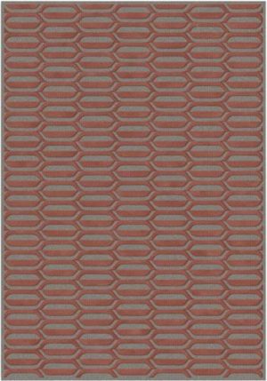 Vloerkleed Graphix Dessin 949 Grey-red 160x230 Brinker Carpets Vloerkleed BRNKR10027531