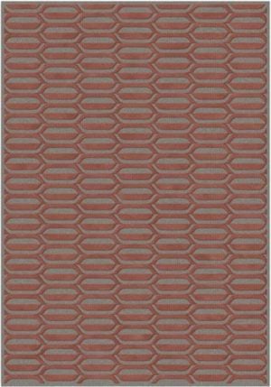 Vloerkleed Graphix Dessin 949 Grey-red 200x290 Brinker Carpets Vloerkleed BRNKR10027532