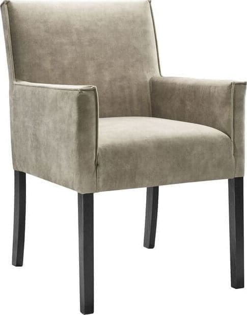 Pronto Wonen Eetkamerstoel Avanza HR-schuim zitting sand Taupe|Bruin|Beige Armstoel