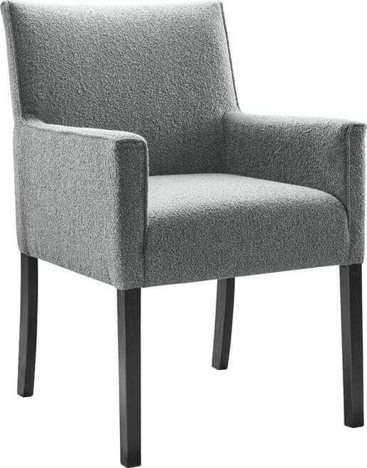 Pronto Wonen Eetkamerstoel Avanza grey Grijs Armstoel