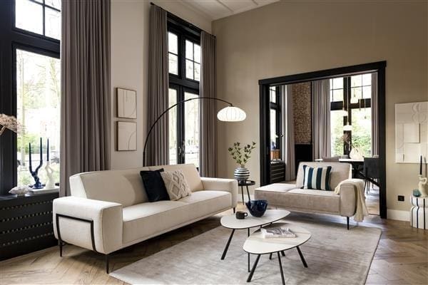 Xooon Puglia poef/hocker 90 x 60 cm. Bank
