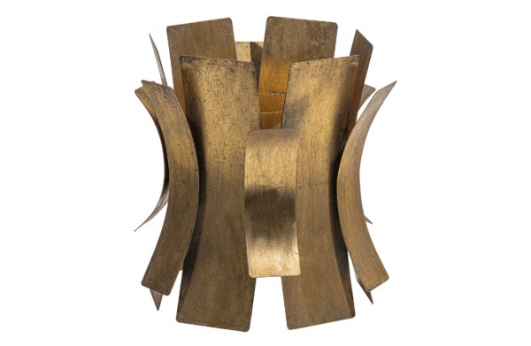 BePureHome Course Windlicht Metaal Antique Brass Grijs|Antraciet Woonaccessoire