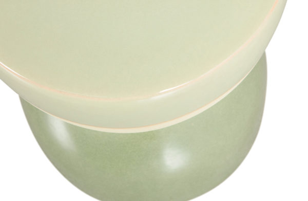 BePureHome Glazed Kruk Ceramic Jade 43xØ33cm Groen Krukje
