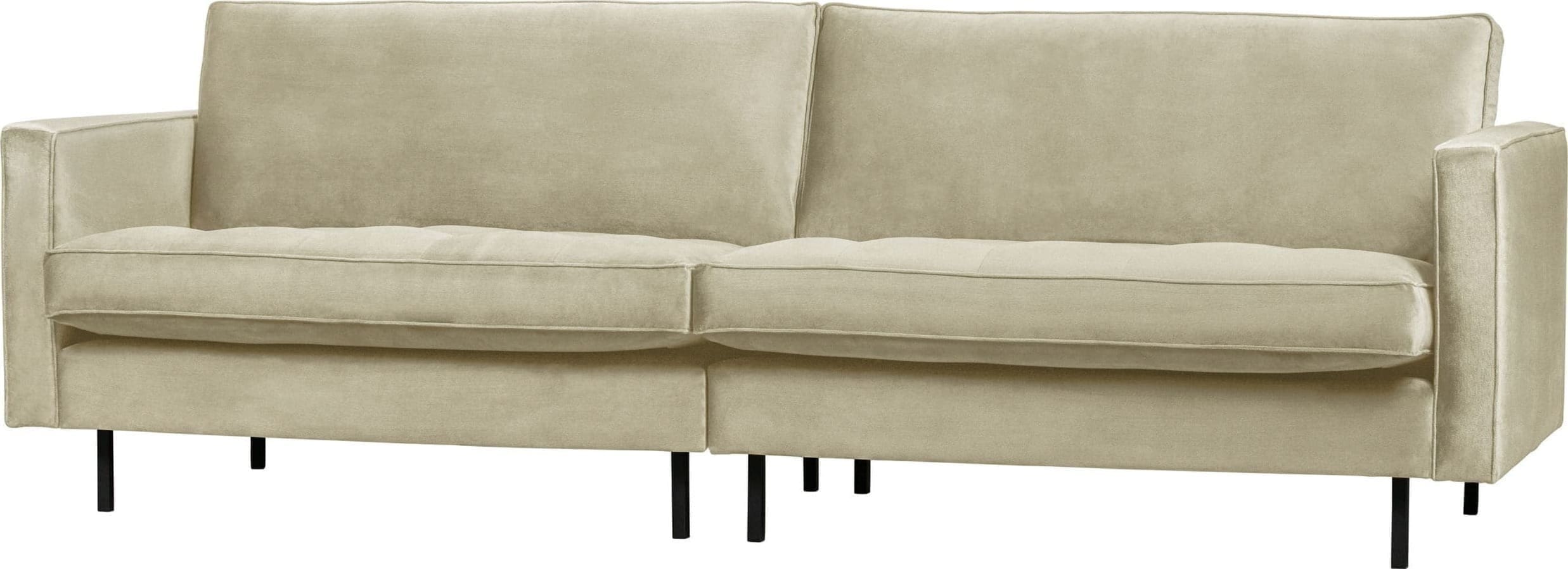 BePureHome Rodeo Classic 3-zitsbank Velvet Pistache Pistachio Bank