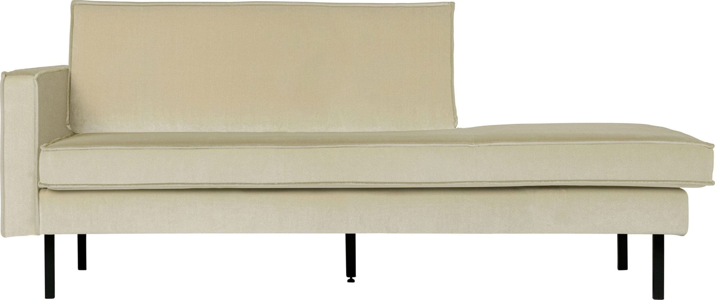 BePureHome Rodeo Daybed Left Velvet Pistache Pistachio Ledikant