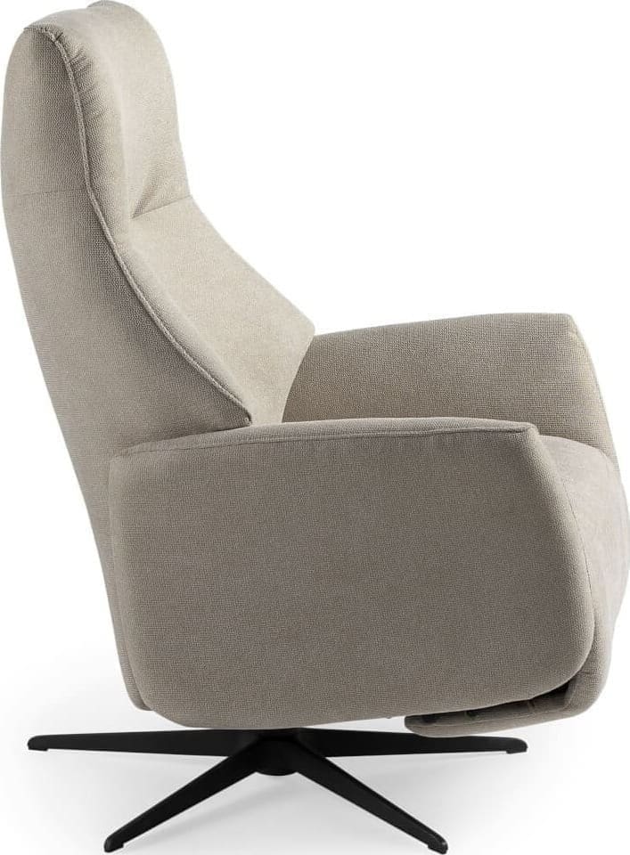 Feelings Wonen Sophia relaxfauteuil small Beige|Wit Eetkamerstoel