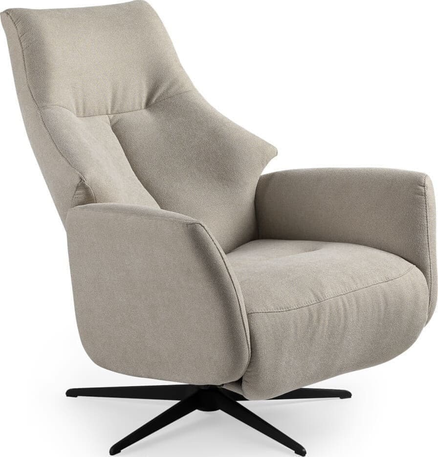 Feelings Wonen Sophia relaxfauteuil small Beige|Wit Eetkamerstoel