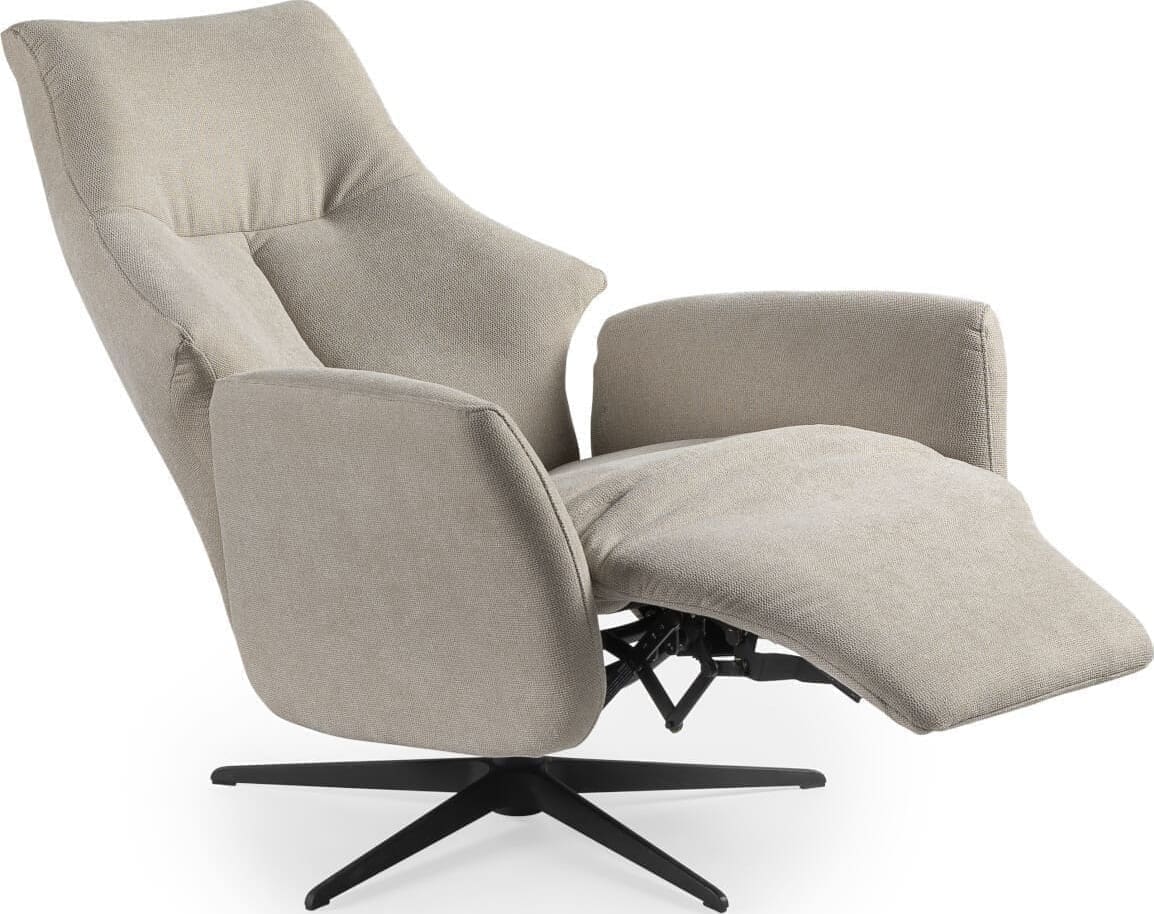 Feelings Wonen Sophia relaxfauteuil small Beige|Wit Eetkamerstoel
