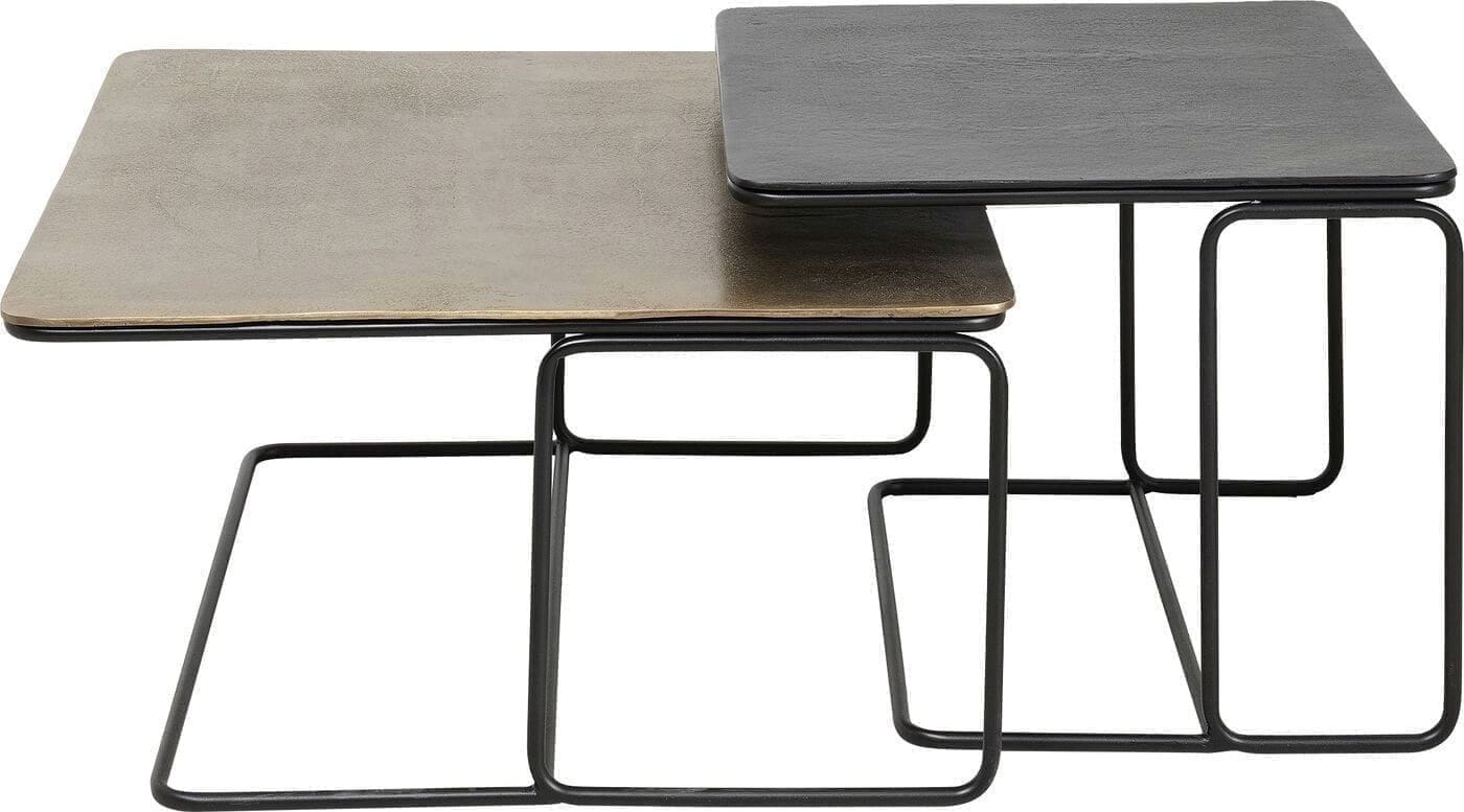 Salontafel Diego (2/Set) Kare Design Salontafel 86411