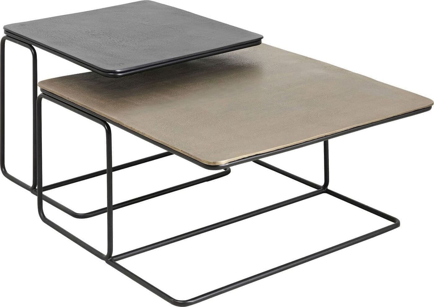 Salontafel Diego (2/Set) Kare Design Salontafel 86411