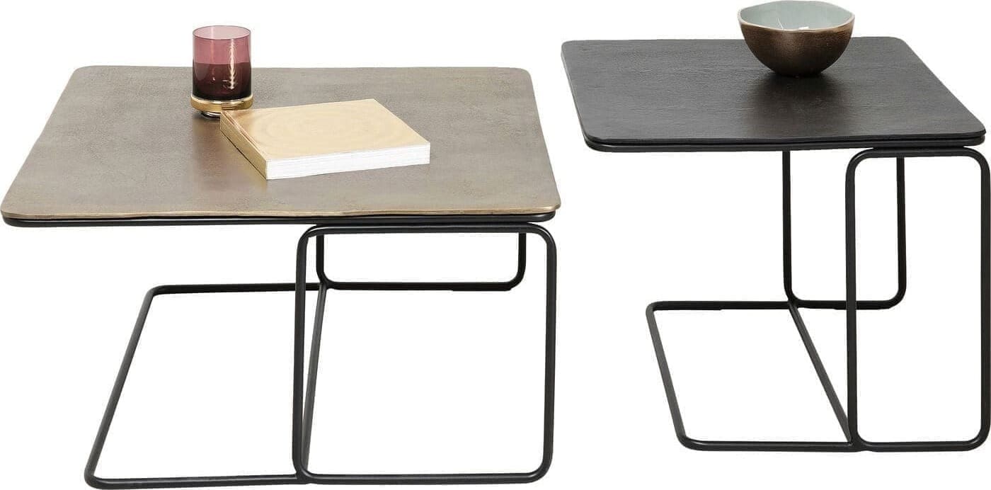 Salontafel Diego (2/Set) Kare Design Salontafel 86411